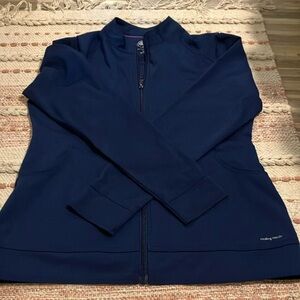 Healing Hands navy blue scrub Jacket xs
